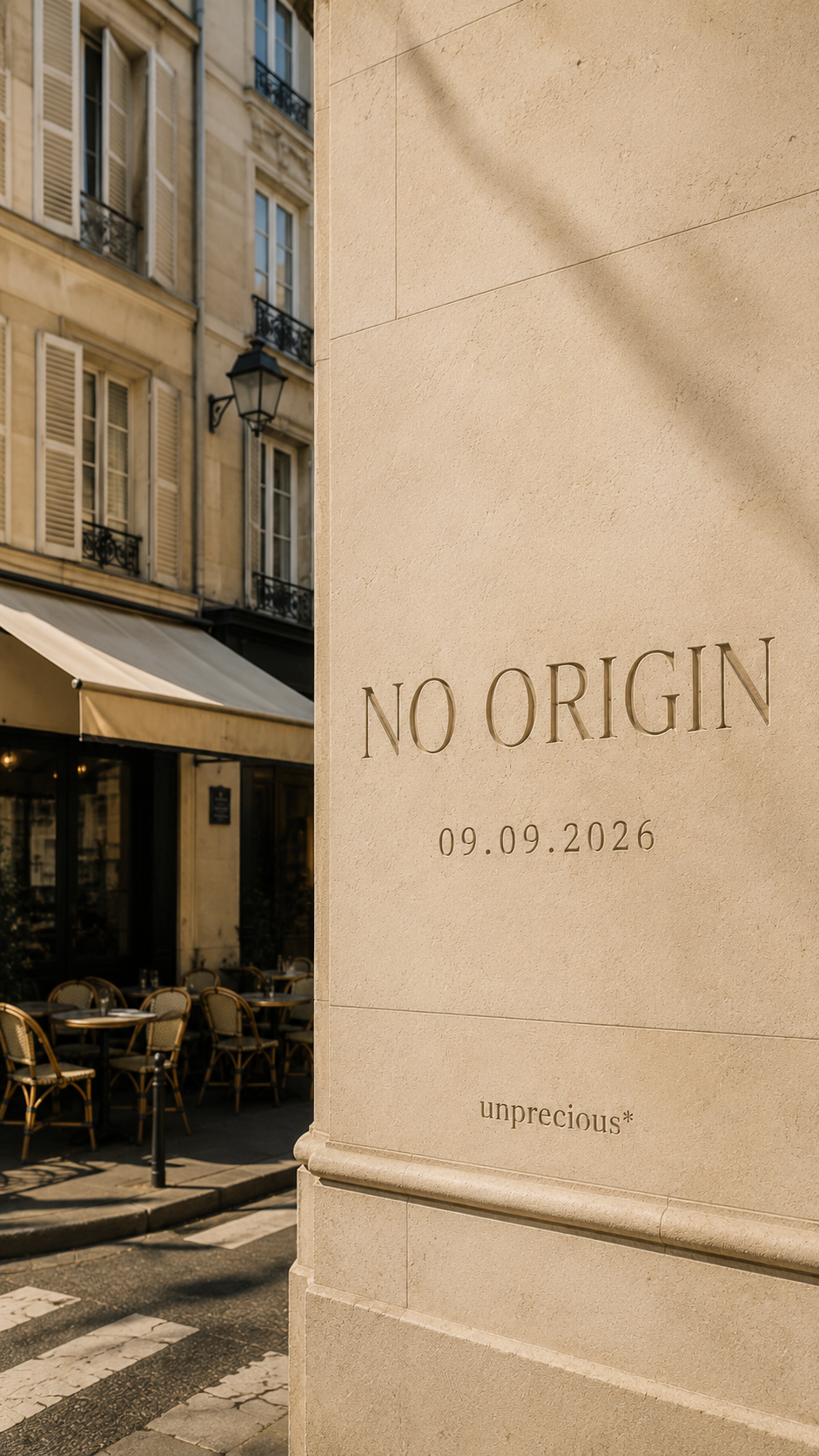 Unprecious No Origin Paris Kampagne